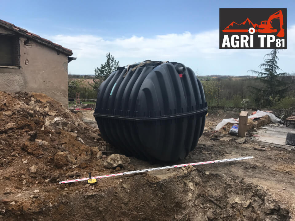 Installation d'une cuve de stockage d'eau de pluie dans le Tarn 81 | AgriTP81.fr