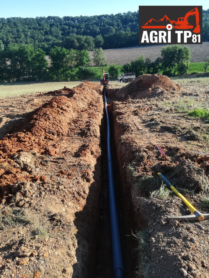 Installation tuyau PVC évacuation eaux usées dans le Tarn 81 | AgriTP81.fr